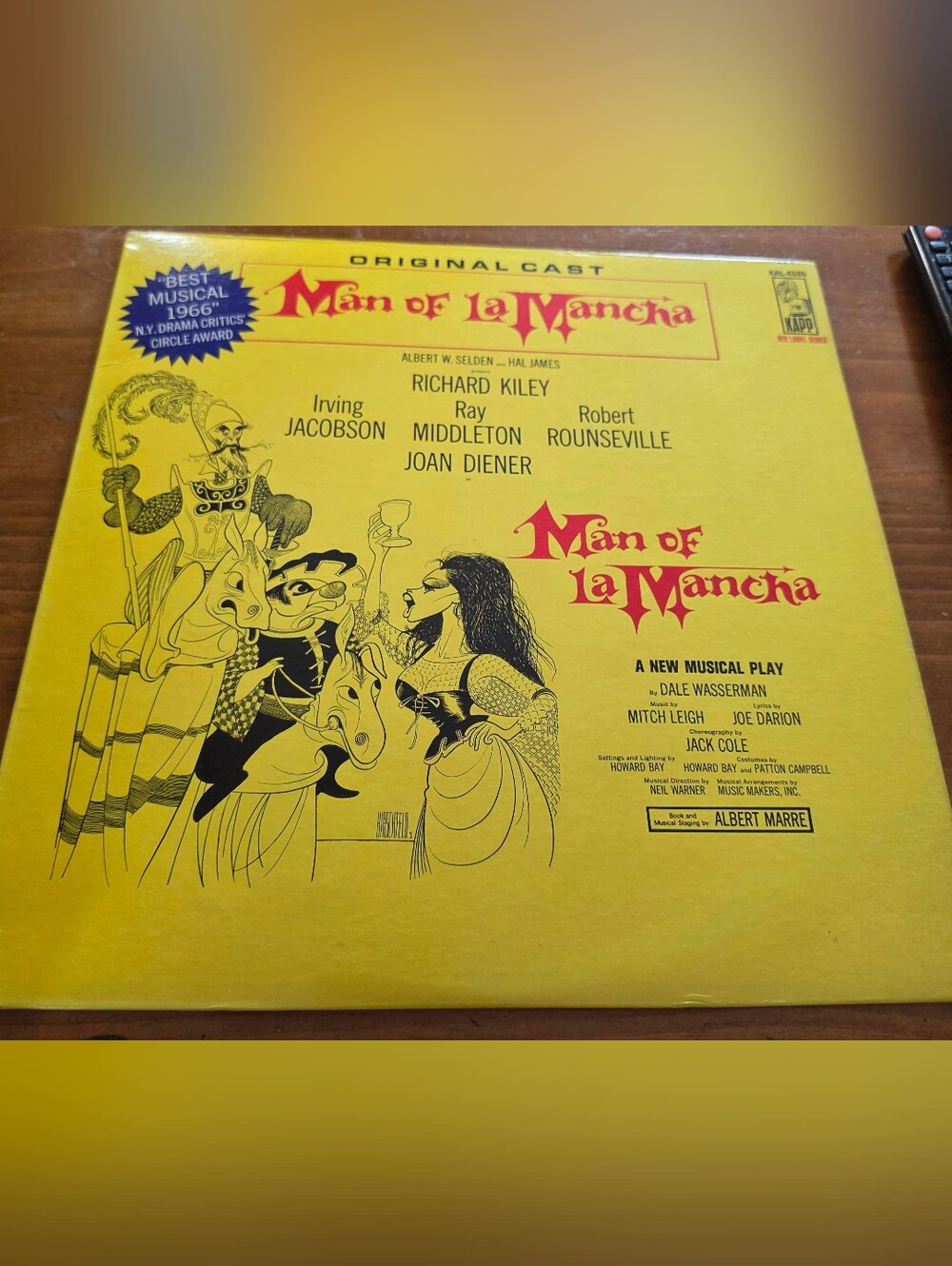 Man of La Mancha Original Cast Vinyl LP – 60s